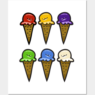 Ice Cream Cones #4 Posters and Art